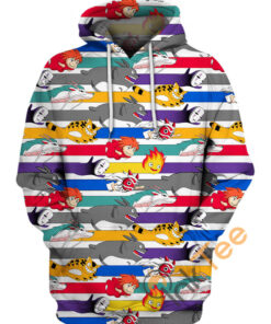 Ghibli Streak Hoodie 3D