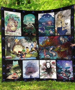 Ghibli Studio Anime Quilt Blanket For Fan TT07