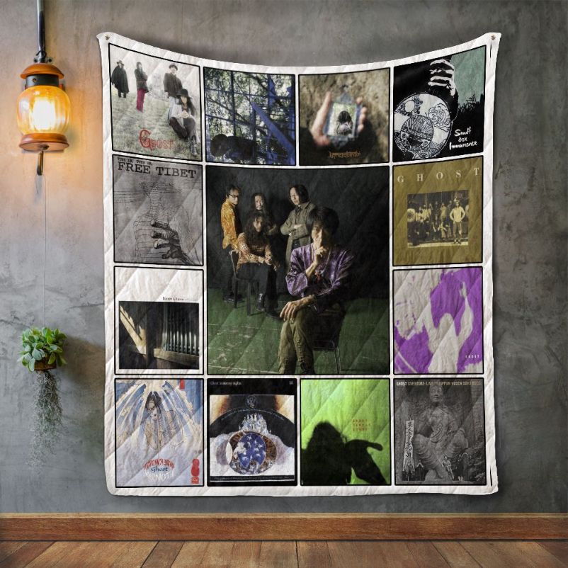 Ghost Album Vintage Quilt Blanket Bedding Set for Home Décor
