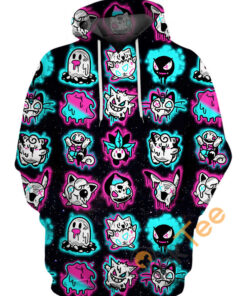 Ghost Pokemon Version Hoodie 3D