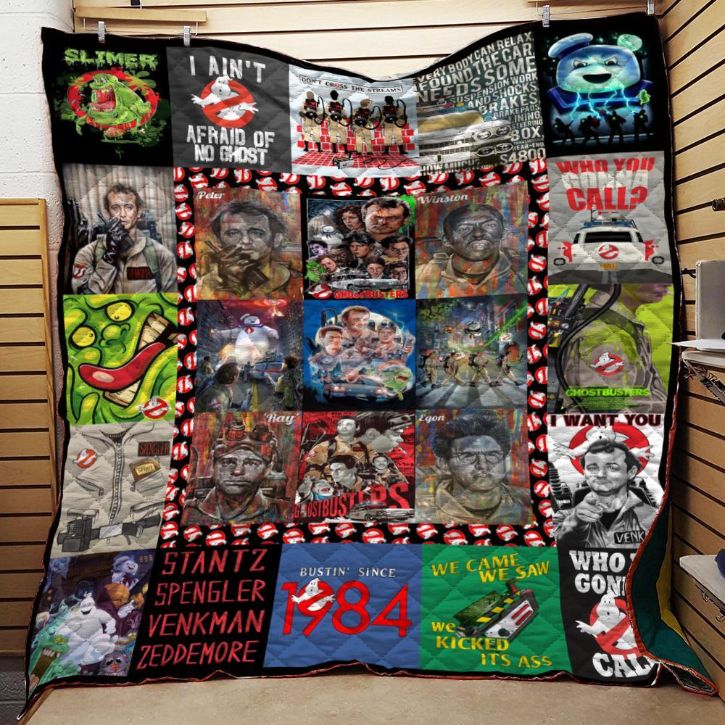 Ghostbusters Collage Quilt Blanket Bedding Set