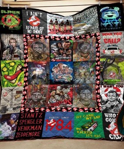 Ghostbusters Collage Quilt Blanket Bedding Set