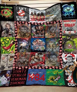 Ghostbusters Collage Quilt Blanket Bedding Set