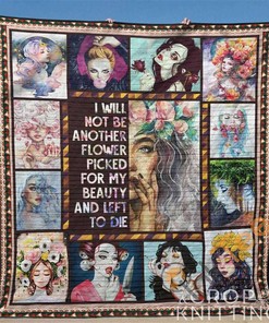 Girl Flower Quilt Blanket Bedding Set