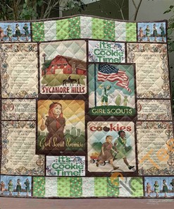 Girl Scout Cookies Quilt Blanket Bedding Set