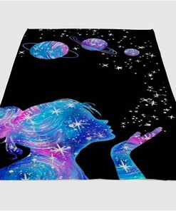 Girly Wallpapers Sherpa Fleece Blanket Gifts for Family, for Couple
