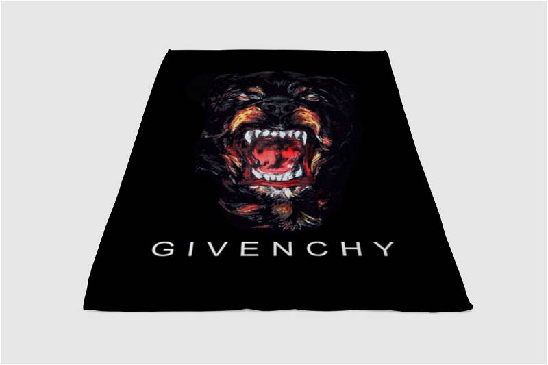 Givenchy Dog Sherpa Fleece Blanket Gifts for Family, for Couple