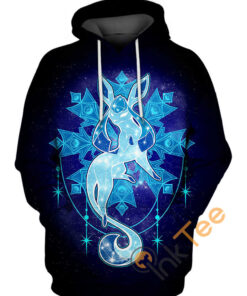 Glaceon Starry Hoodie 3D