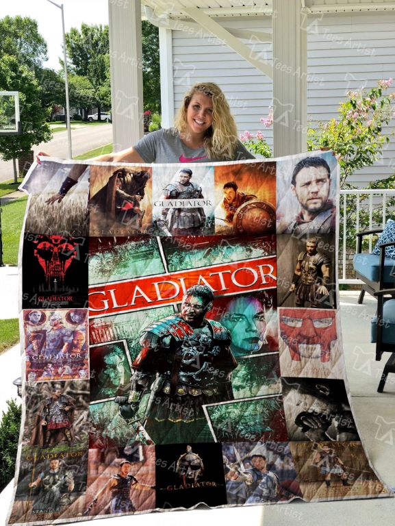 Gladiators Retro Quilt Blanket Bedding Set for Home Décor