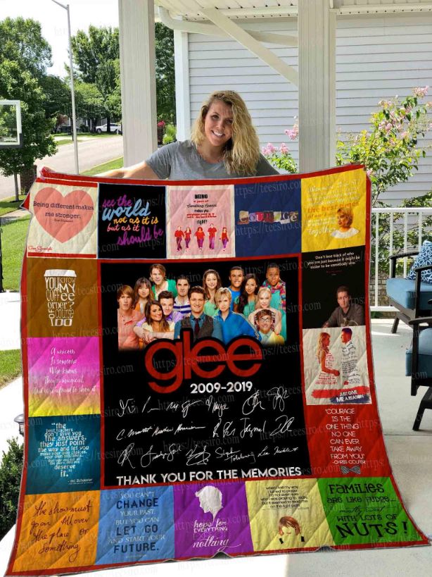 Glee Tv Series 2009 2019 Collection Quilt Blanket