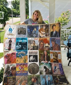 Glen Campbell For Fans Collection Quilt Blanket Bedding Set