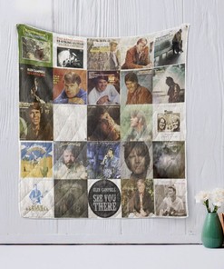 Glen Campbell See You There Vintage Quilt Blanket Bedding Set