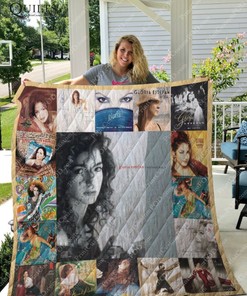Gloria Estefan Albums For Fans Collection Quilt Blanket Bedding Set