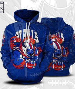 Go Buffalo Bills Football 3D Hoodie