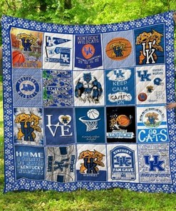 Go Cats Ncaa Kentucky Wildcats Collected Quilt Blanket Bedding Set