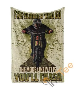 Go Fast Or Crash Sherpa Fleece Blanket Gifts for Family, for Couple