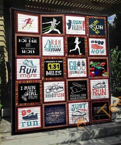 Go Running Quilt Blanket Bedding Set