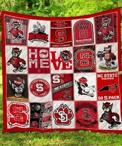 Go S Pack NC State Wolfpack Ncaa Collection Great Quilt Blanket Bedding Set
