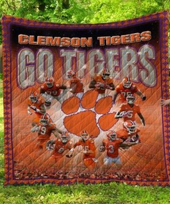 Go Tigers Ncaa Clemson Tigers Collected Loved Quilt Blanket Bedding Set