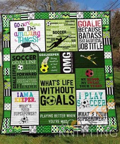 Goalkeeper 1 Quilt Blanket Bedding Set