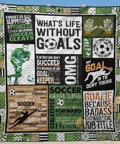 Goals Quilt Blanket Bedding Set