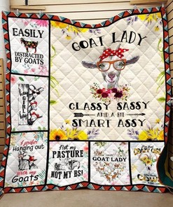 Goat Quilt Blanket Bedding Set for Home Décor