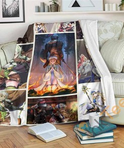 Goblin Slayer Sherpa Fleece Blanket Gifts for Family, for Couple