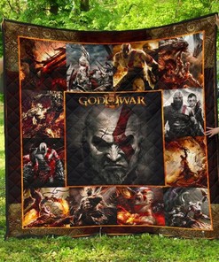 God Of War Game Lover Quilt Blanket Bedding Set