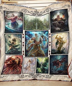 Gods Of Ancient Greece Quilt Blanket Bedding Set