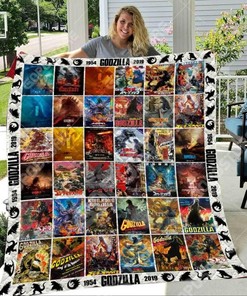 Godzilla Like Personalized Customized Quilt Blanket Bedding Set