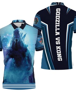 Godzilla The Angry Of The Strongest Monster Godzilla Vs Kong Polo Shirt All Over Print Shirt 3d T-shirt
