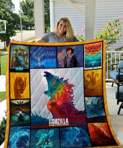 Godzilla Vintage Design Collection Quilt Blanket Bedding Set