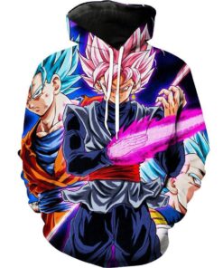 Goku Black Sword Vegeta And Goku Dragon Ball Super Hoodie 3D