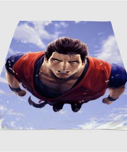 Goku Digital Painting Sherpa Fleece Blanket Gifts for Family, for Couple
