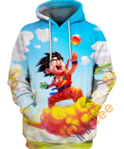 Goku Riding A Cloud Hoodie 3D