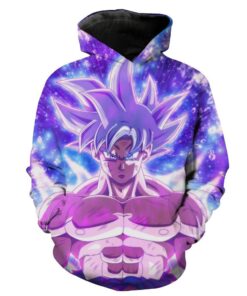 Goku Silver Ultra Instinct Dragon Ball Super Hoodie 3D