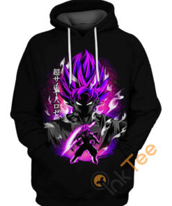 Goku Super Rose Power Hoodie 3D