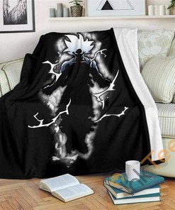 Goku Super Sherpa Fleece Blanket Gifts for Family, for Couple