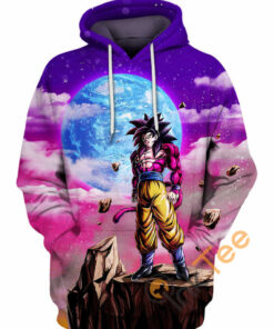 Goku Ultra Instinct Silver Hoodie 3D