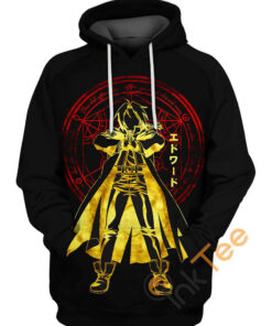 Gold Mosaic Edward Elric Hoodie 3D