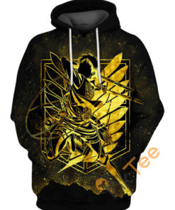 Golden Eren Yeager Hoodie 3D