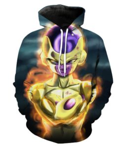 Golden Freeza Dragon Ball Super Frieza Hoodie 3D