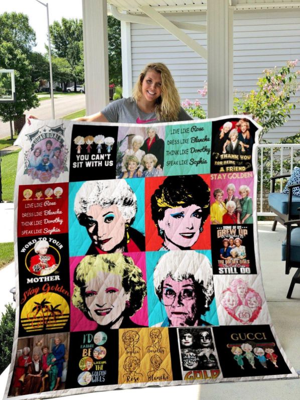 Golden Girls Quilt Blanket Bedding Set for Home Décor