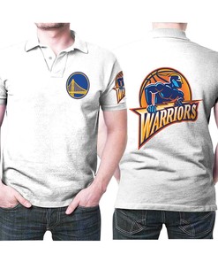 Golden State Warrior Basketball Classic Mascot Logo Gift For Warrior Fans White Polo Shirt All Over Print Shirt 3d T-shirt