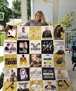 Goldfinger For Fans Collection Quilt Blanket Bedding Set