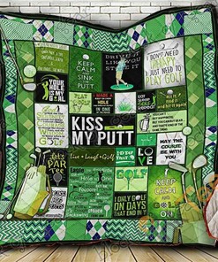 Golf Quilt Blanket Bedding Set