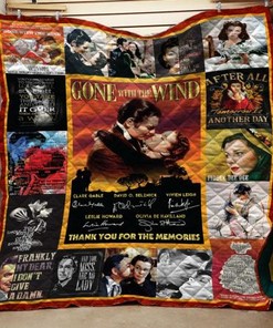 Gone With The Wind Tribute Quilt Blanket Bedding Set