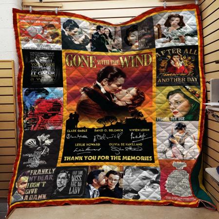 Gone With The Wind Tribute Quilt Blanket Bedding Set