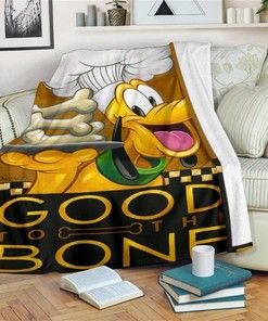 Good The Bone Pluto Sherpa Fleece Blanket Gifts for Family, for Couple