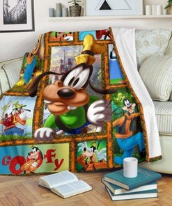 Goofy Dog Lovers Quilt Blanket Bedding Set for Home Décor